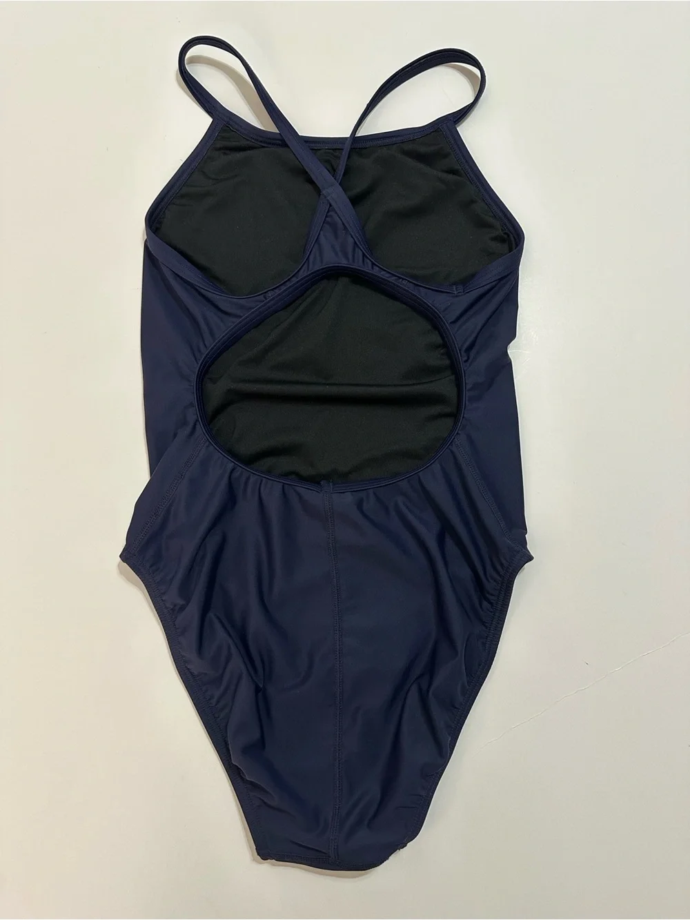 TYR NAVY RACERBACK COMPETITION ONE PIECE SWIMSUIT WOMEN’S SIZE 34